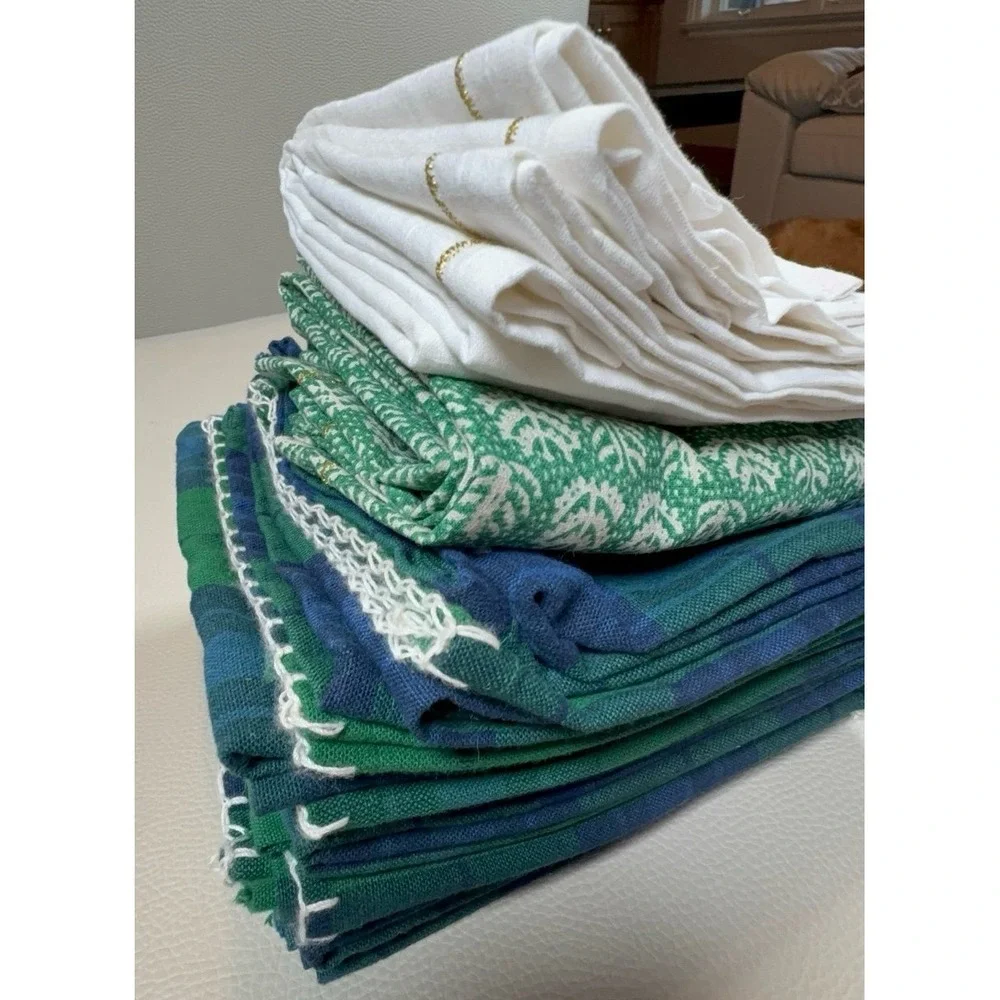 Holiday Christmas Threshold Target dish towels & cloth napkins BUNDLE NWOT